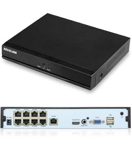 Amazon.com : HIKVISION NVR DS-7608NI-E2/8P 8CH PoE Embedded Plug